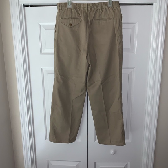 Township pleated stretch fit khaki pants - Picture 2 of 2